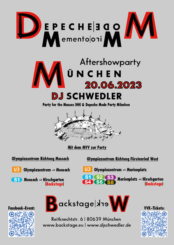 Depeche Mode Aftershow Party